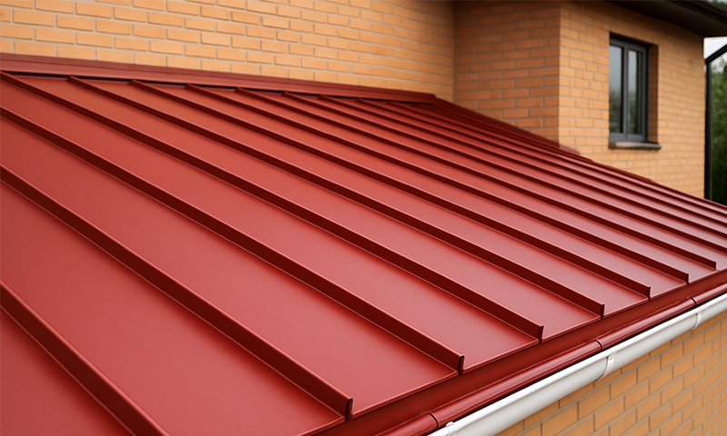 boyalı galvaniz kenet çatı